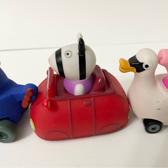 Lot of 4 Cars Peppa Pig Car Figures Buggy Racers Wheelin Jazwares - Picture 5 of 16